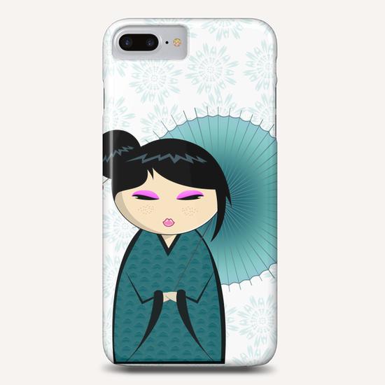 Blue umbrella Phone Case by PIEL Design