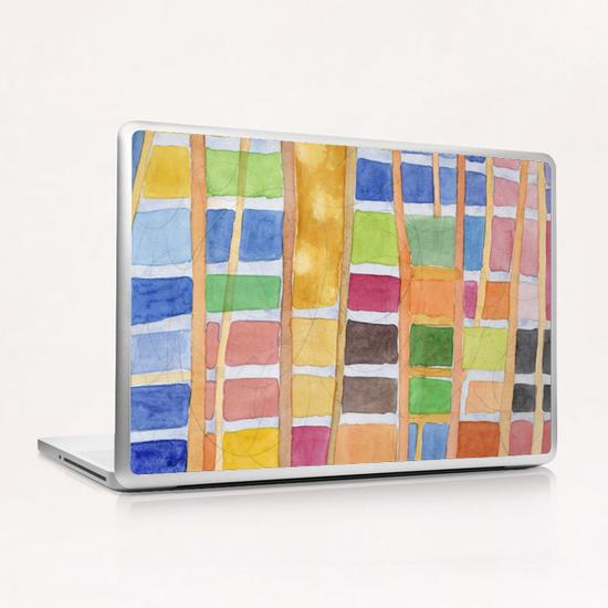 Rectangle Pattern With Sticks Laptop & iPad Skin by Heidi Capitaine