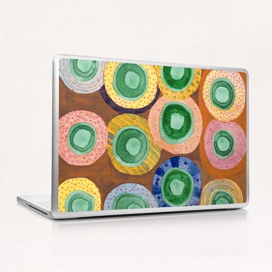 The Green Core Combines Laptop & iPad Skin by Heidi Capitaine