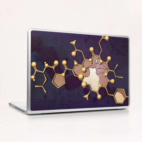 Kiss and Oxytocin Laptop & iPad Skin by IlluScientia