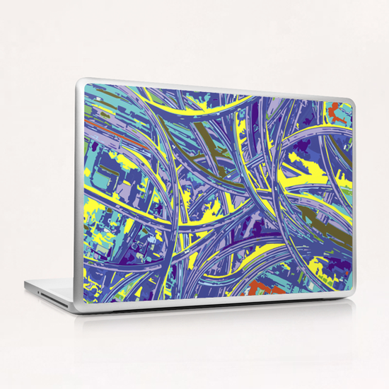 L.A. Freeway Laptop & iPad Skin by Vic Storia