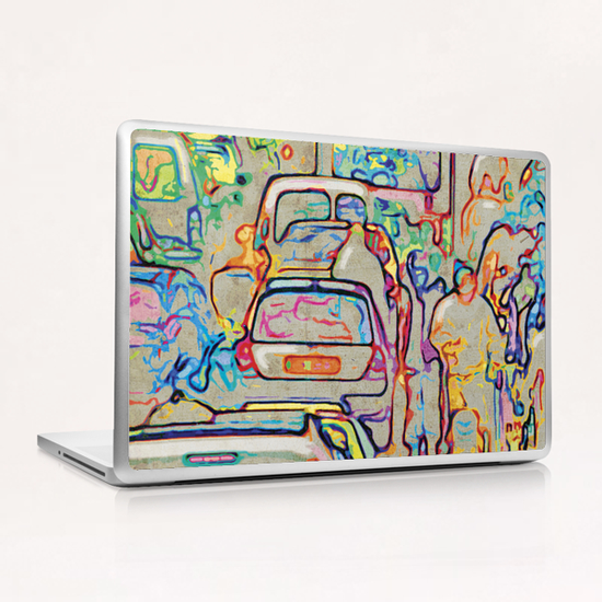 Circulation Laptop & iPad Skin by Vic Storia