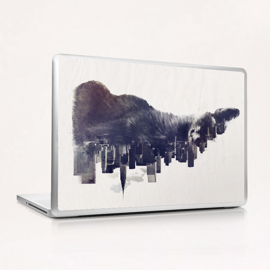 Fox from the city Laptop & iPad Skin by Robert Farkas