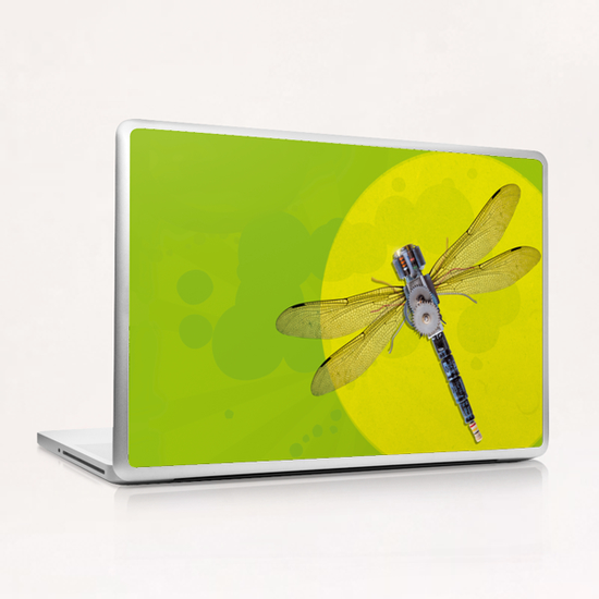 Mecanical Dragonfly Laptop & iPad Skin by tzigone