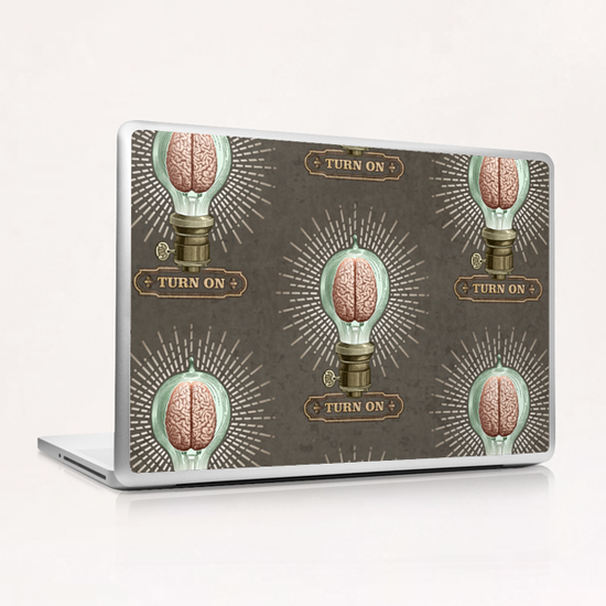 Turn On Laptop & iPad Skin by Pepetto