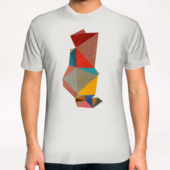 Abstract Pink T-Shirt by Vic Storia