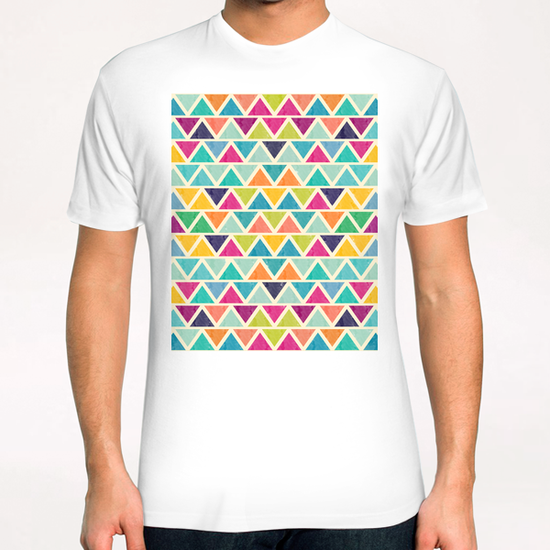 Lovely Geometric Background T-Shirt by Amir Faysal