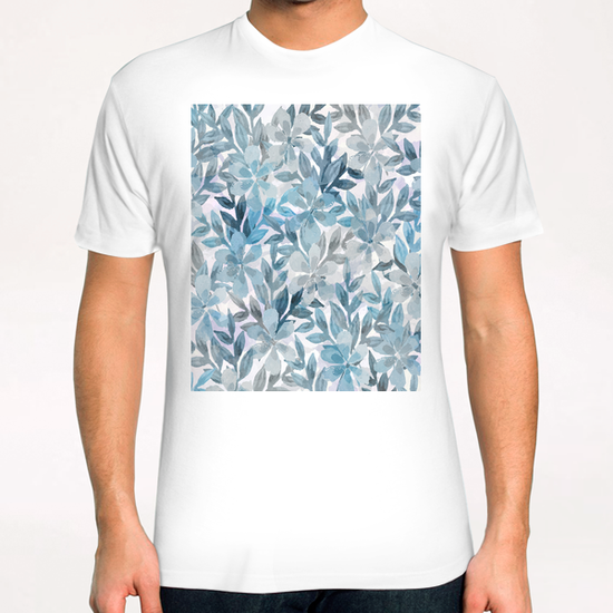 Watercolor Botanical garden X 0.1 T-Shirt by Amir Faysal