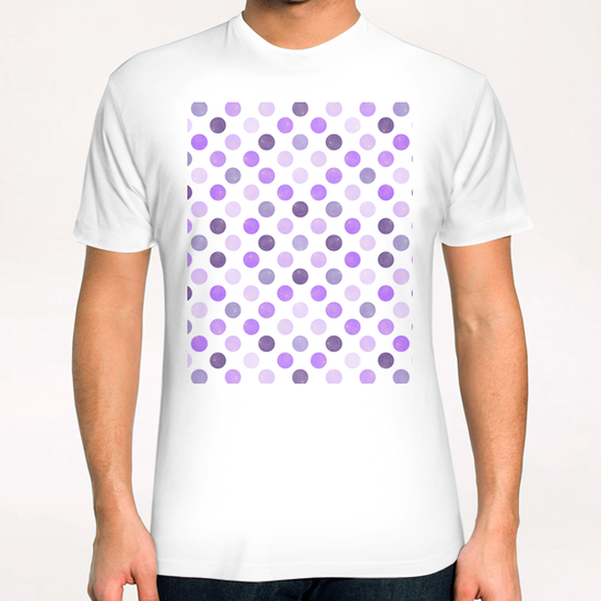 Watercolor Polka Dots  T-Shirt by Amir Faysal