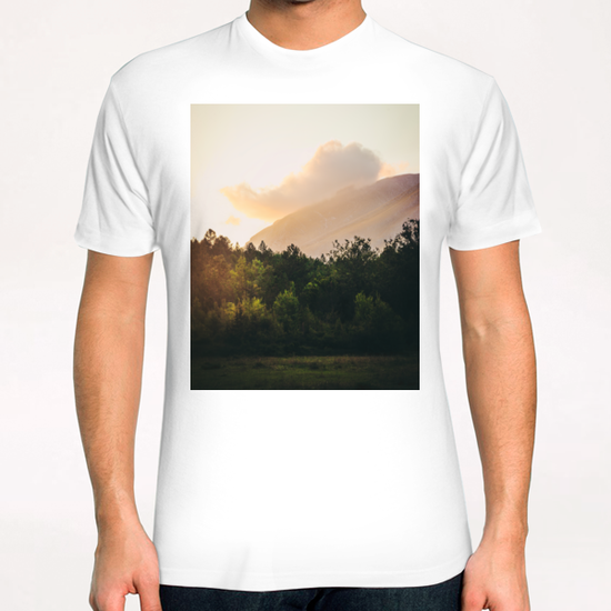 Mountains in the background IX T-Shirt by Salvatore Russolillo