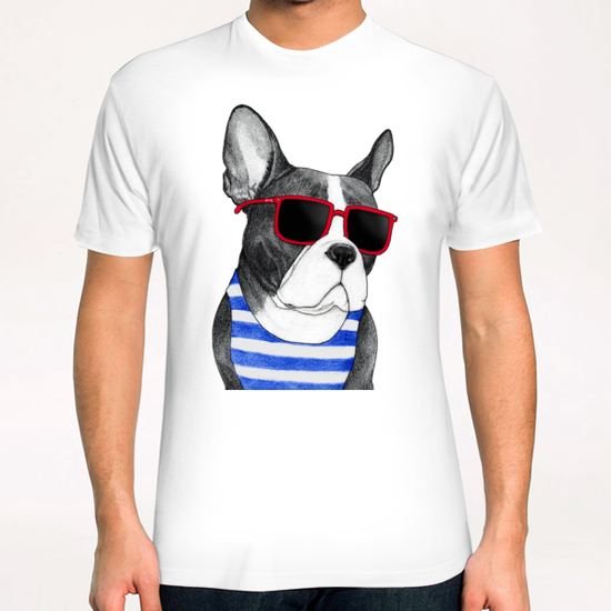 Frenchie Summer Style T-Shirt by Barruf