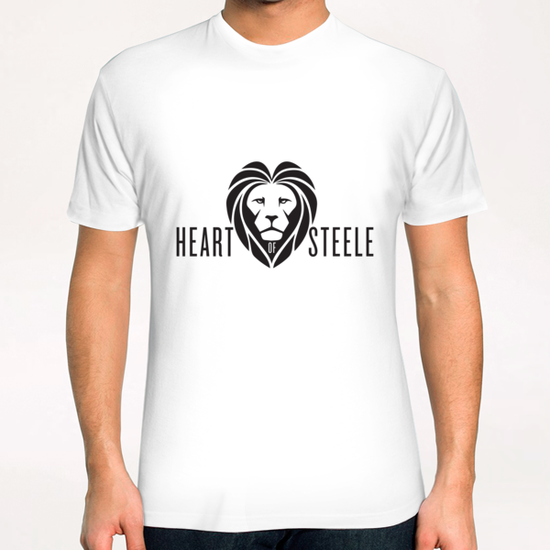 Heart of Steele Logo Black T-Shirt by bthwing