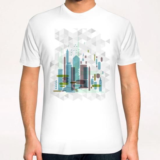 Blue City T-Shirt by Vic Storia